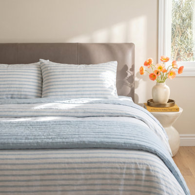 French Linen Quilt Set