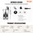 VEVOR 14-Cup 600W Food Processor Vegetable Chopper for Mixing Slicing Kneading