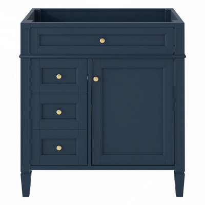 Stylish Independent Bathroom Vanity with Ample Storage and Durable Construction