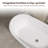 65'' Freestanding Soaking Acrylic Bathtub