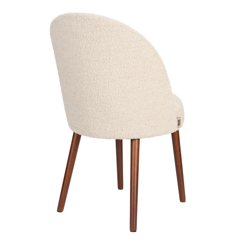 Barbara Upholstered Dining Chair, Beige
