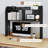 37’’ Desktop Bookshelf, 3-Tier Desk Storage Organizer, Multipurpose Wood Desktop Rack-328754094