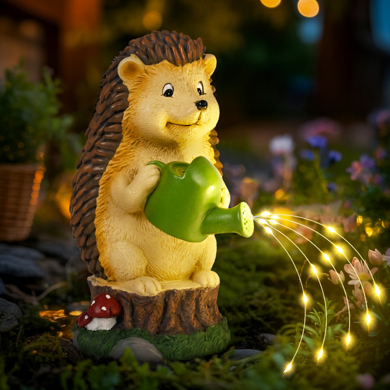 Hedgehog Resin Garden Statue