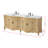 84 inch Double Bathroom Vanity in Antique Beige-889093274