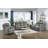 Grey Motion Sofa W/Dropdown Table, With Charger