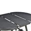 Table de salle à manger extensible de style rétro - Gris, fabrication artisanale de qualité gris sidéral-874857669