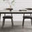 Rectangular solid wood rock slab dining table-109243291
