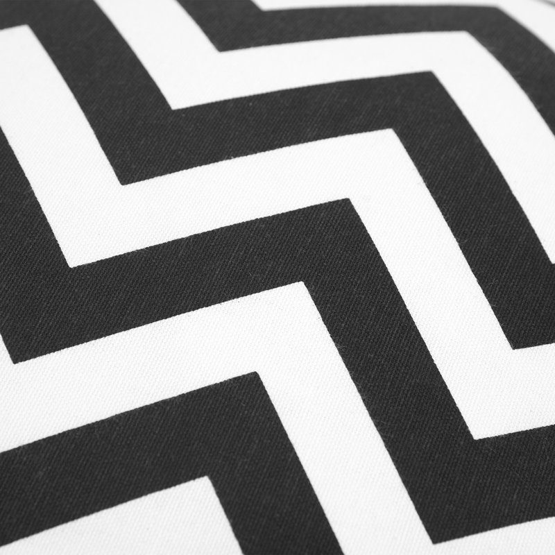Coussin en duvet Johnar, Noir