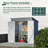 Lean-To Metal Storage Shed-119305647-122510062