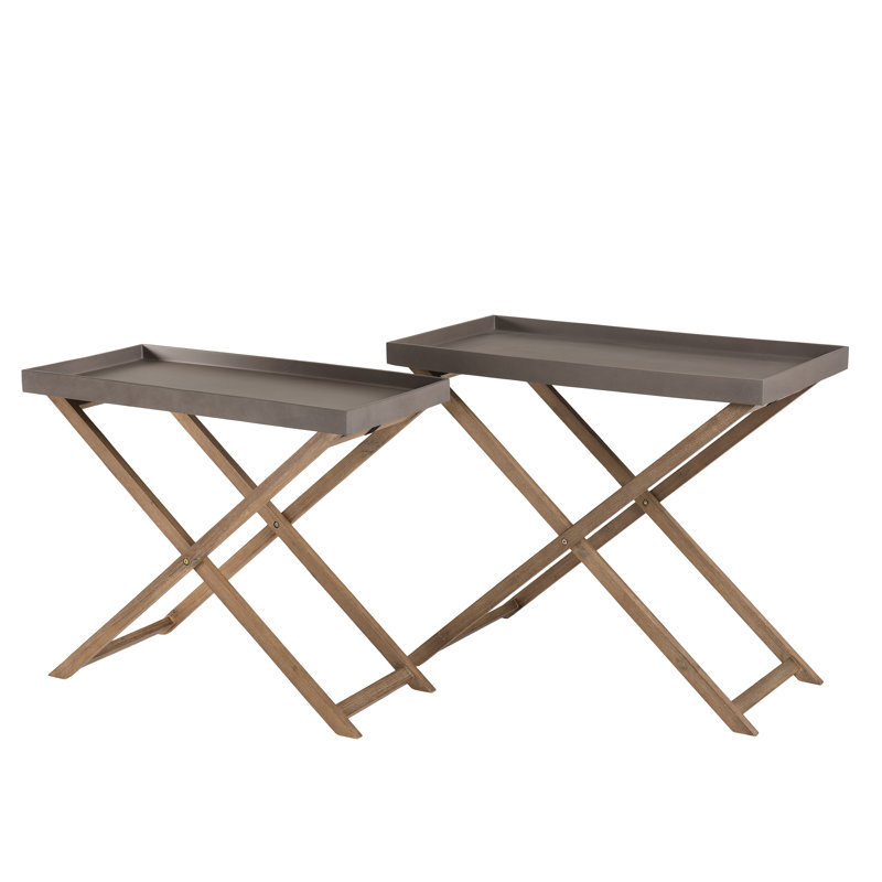 Kenna Rectangular Acacia Outdoor Buffet & Console Table , 90cm cm W 45cm cm D