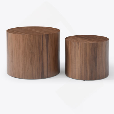 Coffee Tables,MDF With Ash/Oak/ Natural Veneer Side Table/Coffee Table/End Table/Nesting Table
