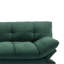 Canapé-lit futon convertible 2-en-1 avec accoudoirs et dossier réglables pour petits espaces, vert émeraude-1058791354