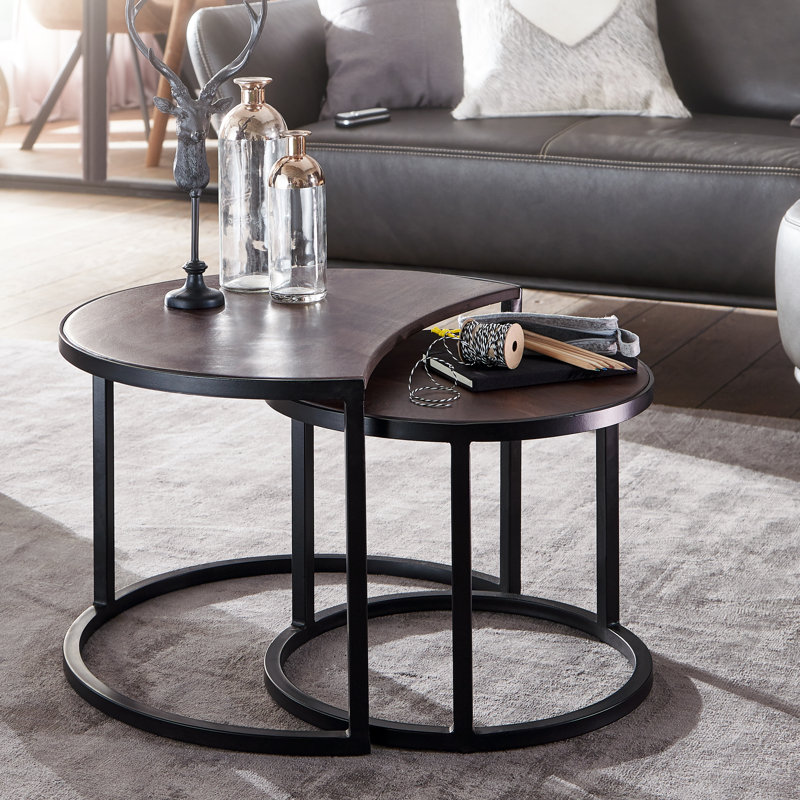 Pruden Frame Coffee Table, Brown
