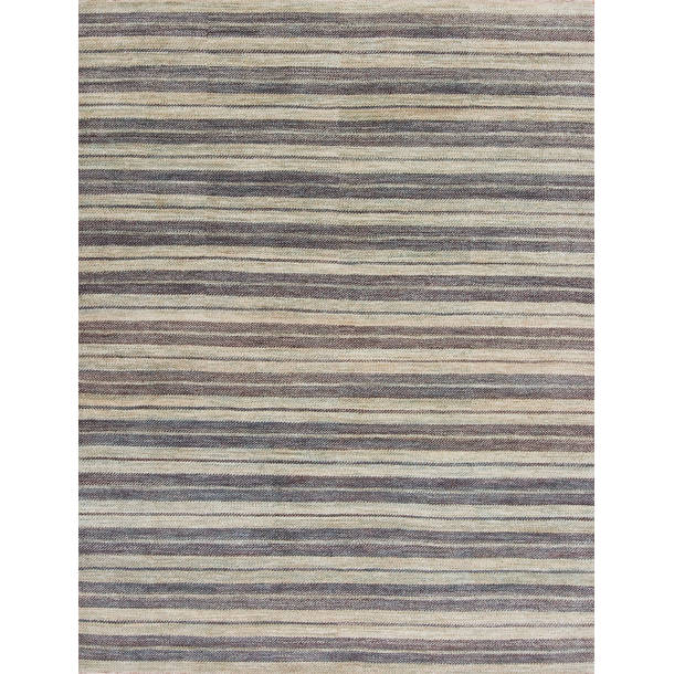 Samad Rugs Textures Hand Knotted Wool Plaid Rug | Wayfair