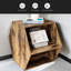 Table d'appoint hexagonale 23,62 po-708953913