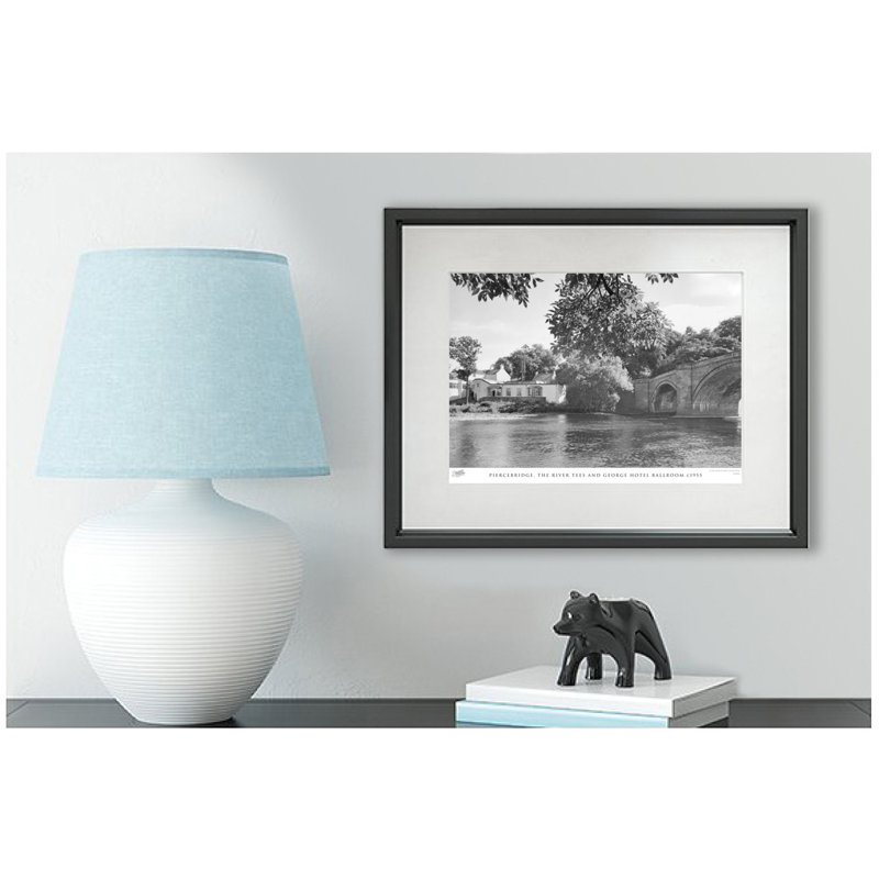 Piercebridge, The River Tees And George Hotel Ballroom C1955 by Francis Frith - Single Picture Frame Print