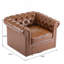 Fauteuil club pivotant Chesterfield-516321920