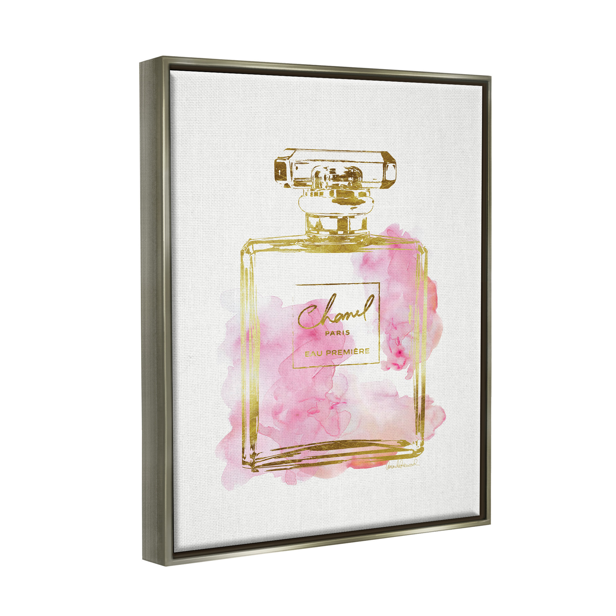 iCanvas Inky Perfume Bottle Teal Black, Square by Amanda Greenwood Canvas  Print - Bed Bath & Beyond - 34209069
