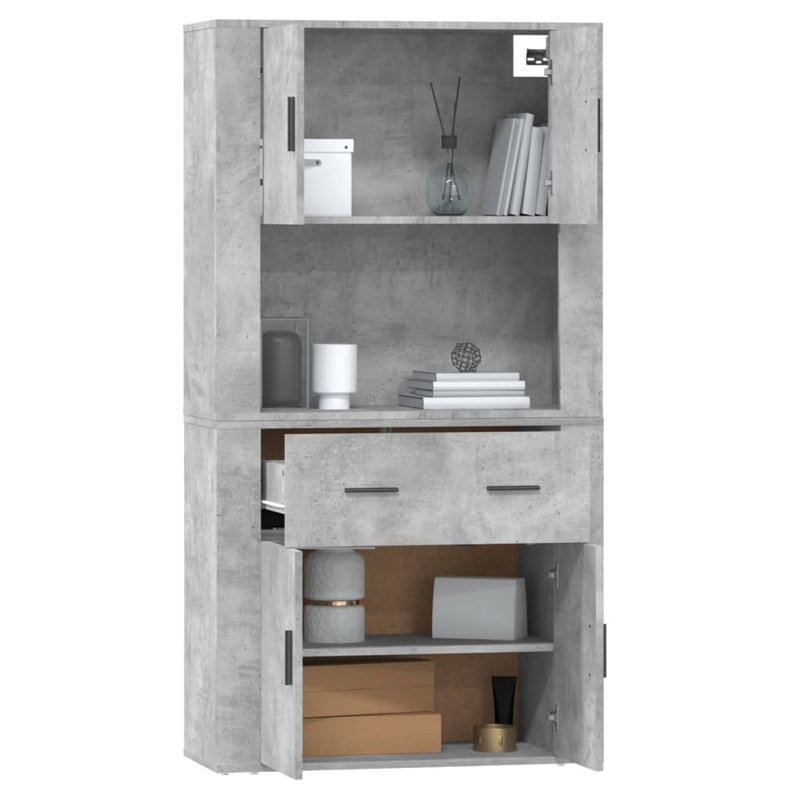 Vidaxl 80cm Sideboard, Gray