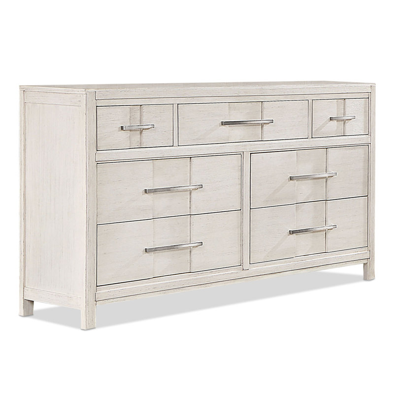 Cayer 58'' W 7 - Drawer Dresser, White