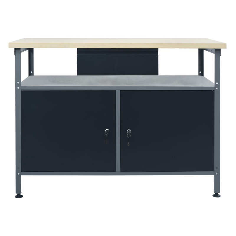Vanzant 304.8cm W Steel Shelving Unit