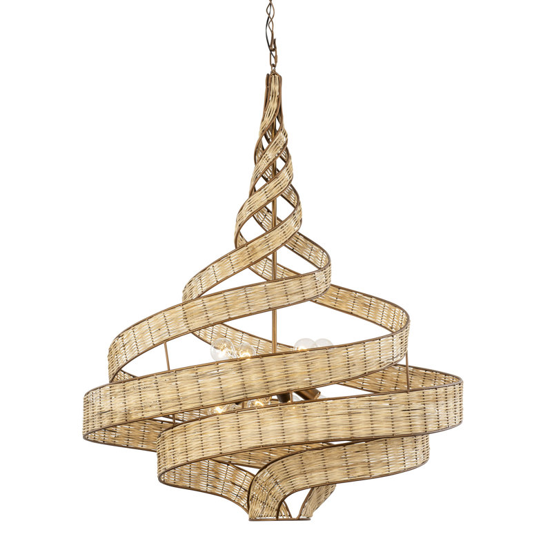 Luminaire suspendu Flow, 8, H 164,8 po x l 36 po x P 36 po