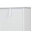 13 gallons, armoire à poubelle, 3 angles inclinés réglables, porte-poubelle multi-usage, cuisine blanche, balcon