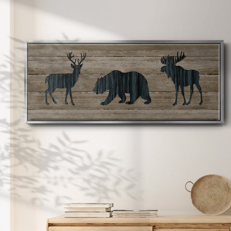 Woodland, toile à trois cadres, H 8 po x l 20 po