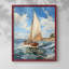 NAUTICAL Series CECXLV - Impression encadrée de qualité supérieure - Prêt à être accroché - Aucun clou requis-1893938042-1893938043