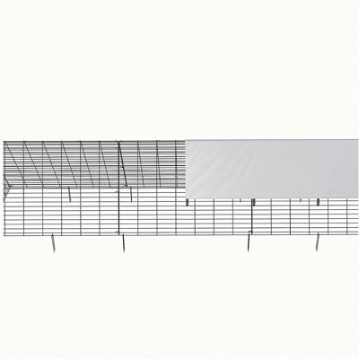 Chicken Tunnels, 118.1 x 28 x 24.2 inch (LxWxH) Chicken Tunnels for Yard, Portable Chicken Tunnels for Outside Easy Installation, Chicken Coop Run, Suitable for Chickens, Ducks, Rabbits