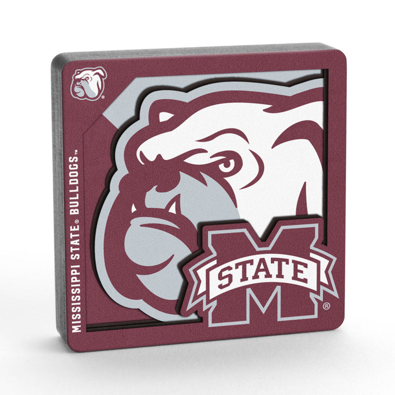 NCAA 3D Logo Series Magnets, Mississippi State Bulldogs