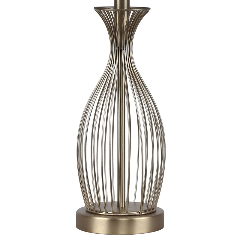 Ensemble de lampe de table 25 po Kahl, Plaqué or