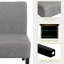 Upholstered Linen Slipper Chair-1106067060