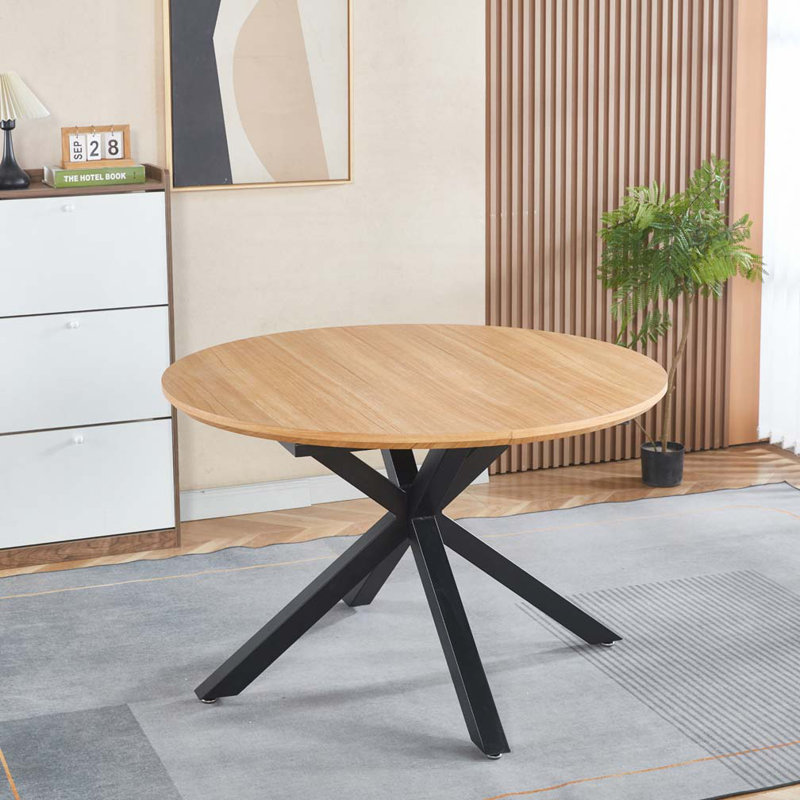 Extendable Dining Table, Black