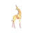 Giraffe With Butterfly by Mercedes Lopez Charro - Wrapped Canvas Gallery-Wrapped Canvas Giclée-68533495