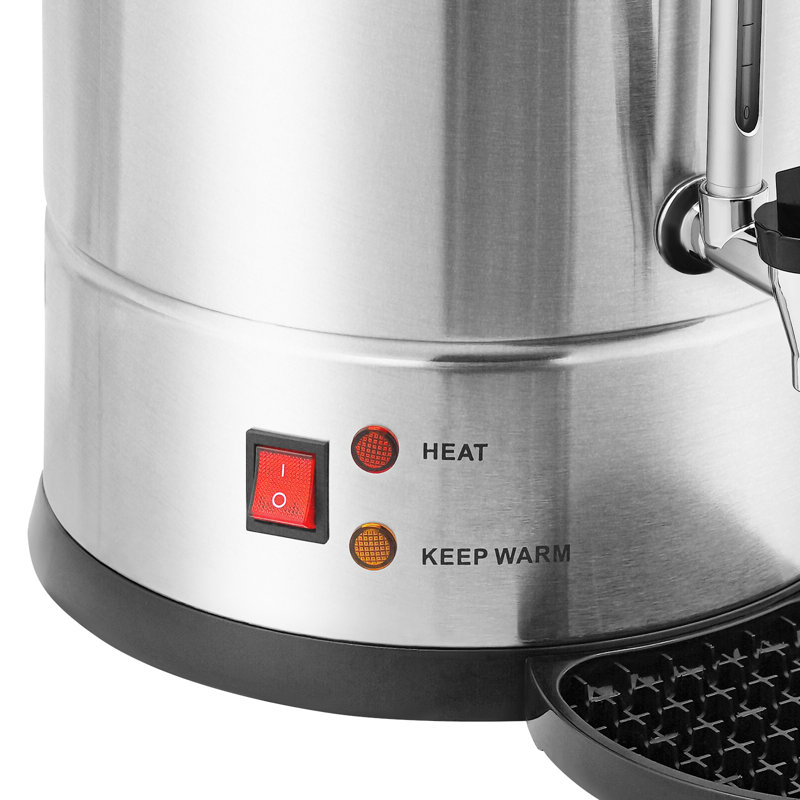 Urne à café 25L / 6,6 gallons, Argent argent