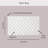 kate spade new york Dotted Woven Absorbent Bath Rug, 21 in x 34 in, 100% Cotton Marshmallow White Bath Mat-118436089-118436090
