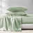 6 Piece Luxury Sheet Set Sage Queen