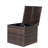Brown Patio Storage Unit - Keeps Items Safe And Organized Box With - Finish Prevents Color Fading