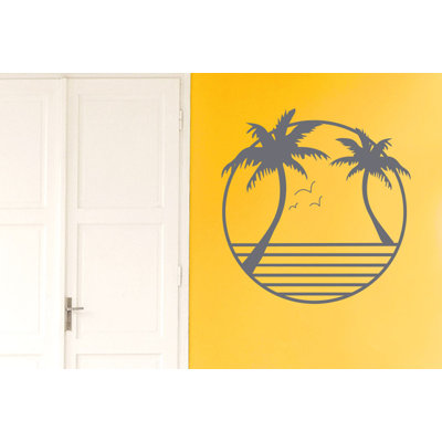Nautical & Beach Non-Wall Damaging Wall Decal