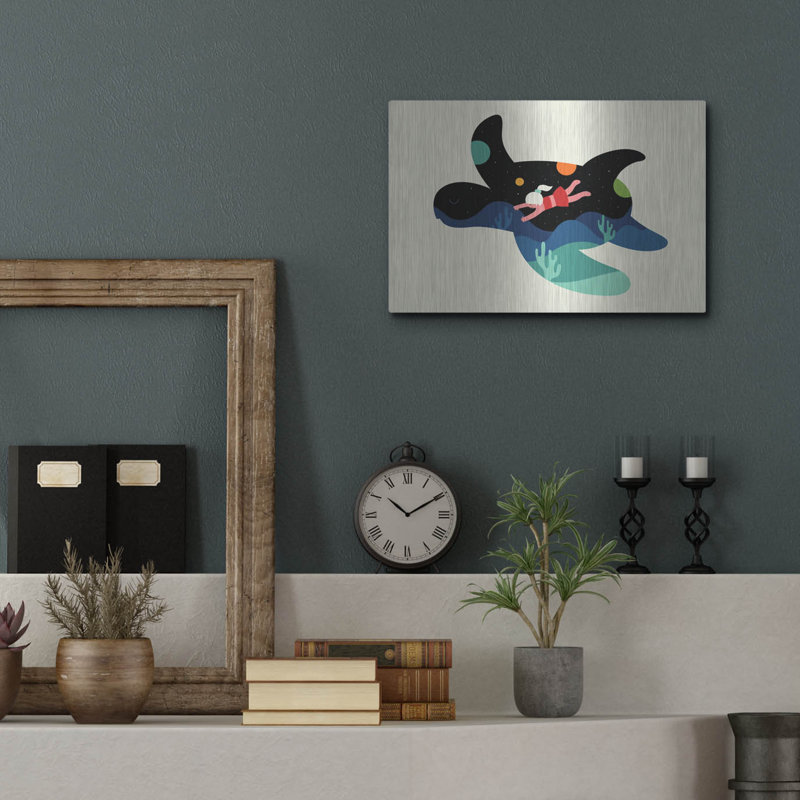 " Ocean Roaming " by Andy Westface, 12" H x 16" W