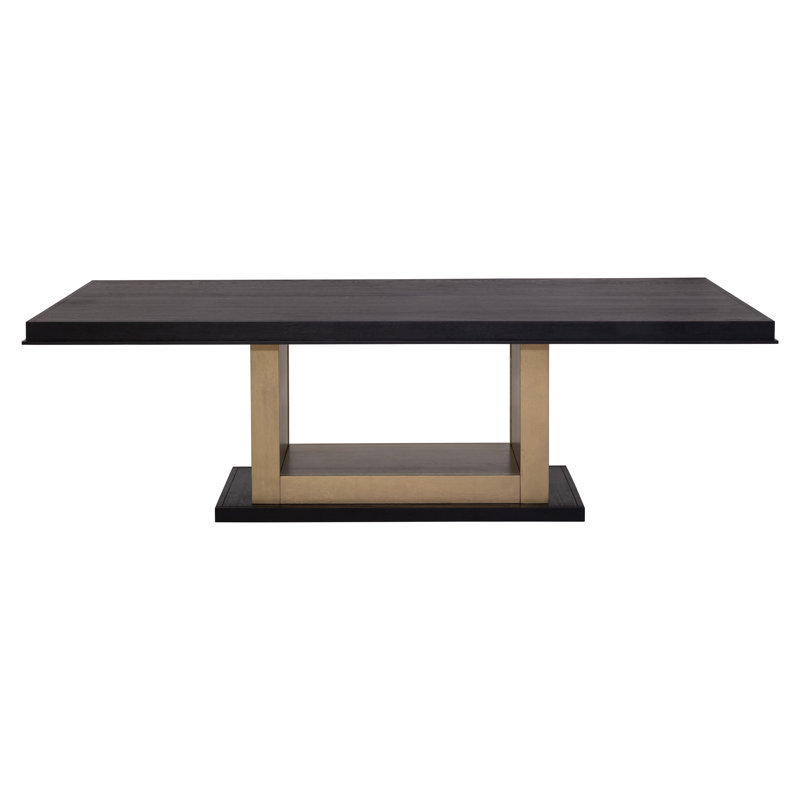 Melaina Solid Wood Pedestal Dining Table