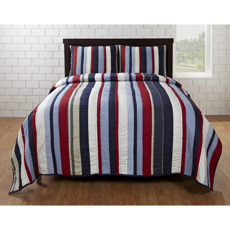 Bohannon Cotton Striped Sham - Standard, Standard