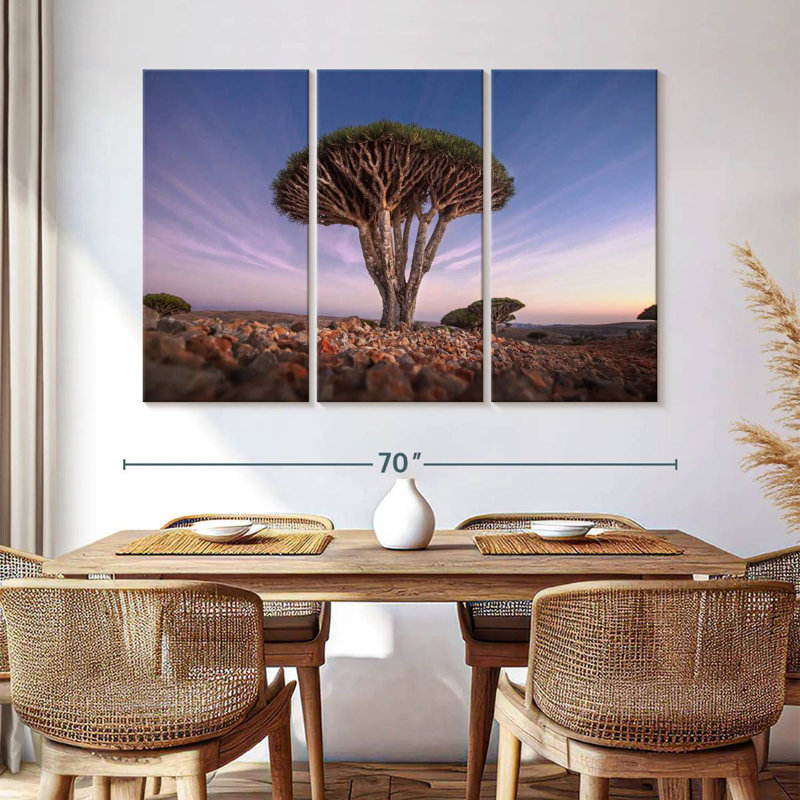 Harnek Dragon Blood Trees, 42" H x 65" W