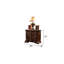 Noyer foncé 3 pièces Jarrold Queen-635021626-635021627