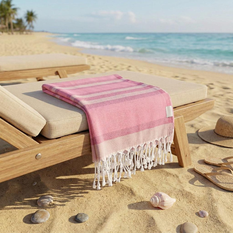 Couverture de plage , Abat-jour / rose