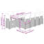 Ensemble bistro Vidaxl gris-1355622748-1355622751