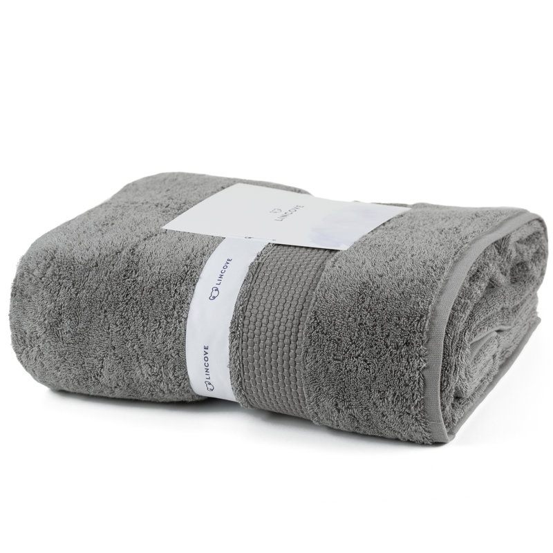 Lincove 100% Cotton Luxury Bath Towel  - Highly Absorbent & Eco-Friendly, Mist
