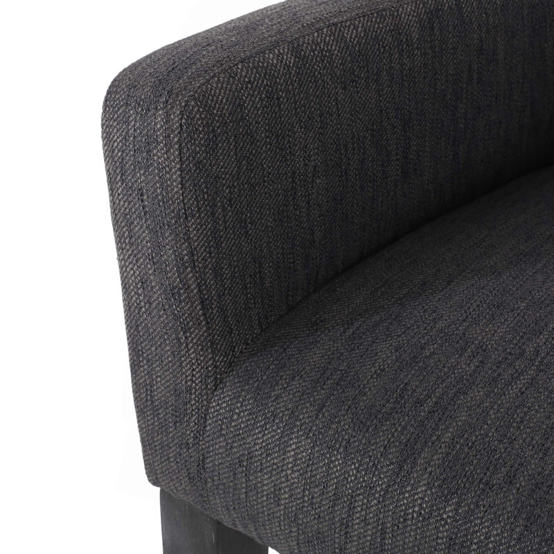 Tabourets de comptoir rembourrés de 30,5 po, Gris, Gris, 1