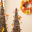 24"H Fall Rattan Berries and Maple Leaves Table Tree
